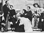 Victoria and Albert with their nine children