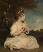 The Age of Innocence c. 1788, Joshua Reynolds emphasized the natural grace of children in his paintings